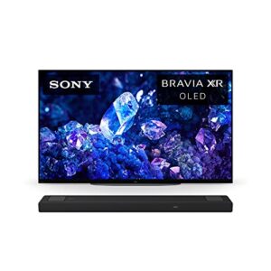 sony 48 inch 4k ultra hd tv a90k series:bravia xr smart google tv, dolby vision hdr, exclusive features for ps 5 xr48a90k- 2022 model w/ht-a5000 5.1.2ch dolby sound bar surround sound home theater
