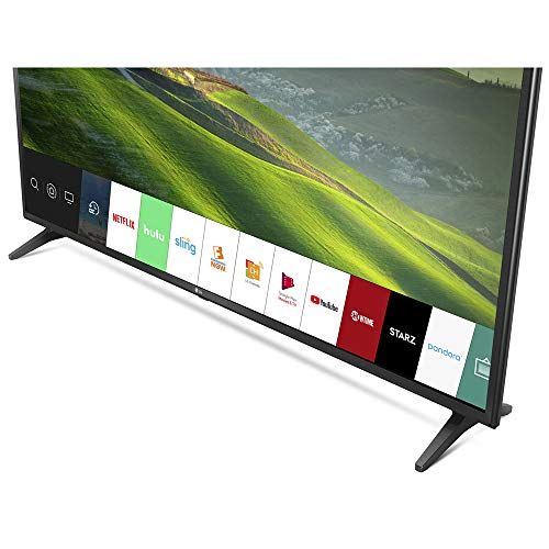 LG 49UM6900 49-inch HDR 4K UHD Smart IPS LED TV Bundle with Deco Mount Flat Wall Mount Kit, Deco Gear Wireless Backlit Keyboard and 6-Outlet Surge Adapter with Night Light