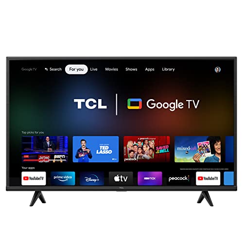 TCL 43" Class 4-Series 4K UHD HDR Smart Google TV – 43S446, 2022 Model