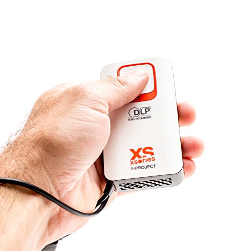 XSories X-Project, Portable LED Pocket Projector + Media Player, Micro SD Card input, USB connectivity, 4GB Memory, Onboard Speaker