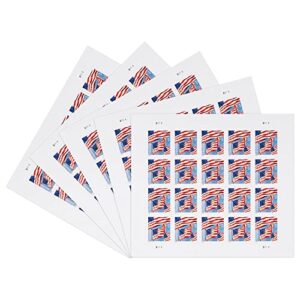 100 Count of 2022 U.S. Flag Forever Stamps (5 Sheets of 20)