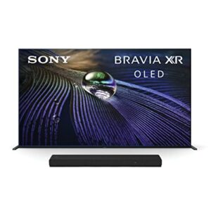 sony a90j 65 inch tv: bravia xr oled 4k ultra hd smart google tv with dolby vision hdr and alexa compatibility xr65a90j- 2021 modelwithsony ht-a3000