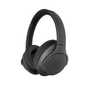 audio-technica ath-anc700bt quietpoint active noise-canceling headphones | manufacturer renewed – black