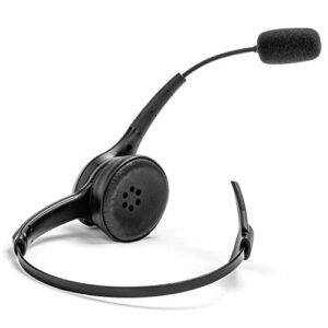 Blue Tiger Advantage Plus Wireless Bluetooth Headset - Professional Trucker and Office Headset with Microphone - Durable, Noise Cancelling, Clear Sound, Long Battery Life, No Wires - 36 Hour Talk Time