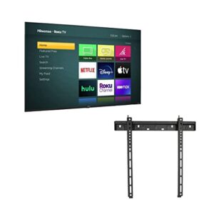 hisense 50-inch class 4k uhd led smart tv motion rate 120 gaming mode compatible with alexa & google assistant + free wall mount (no stands) 50r6e4 (renewed)