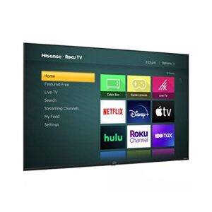 Hisense 50-Inch Class 4K UHD LED Smart TV Motion Rate 120 Gaming Mode Compatible with Alexa & Google Assistant + Free Wall Mount (No Stands) 50R6E4 (Renewed)