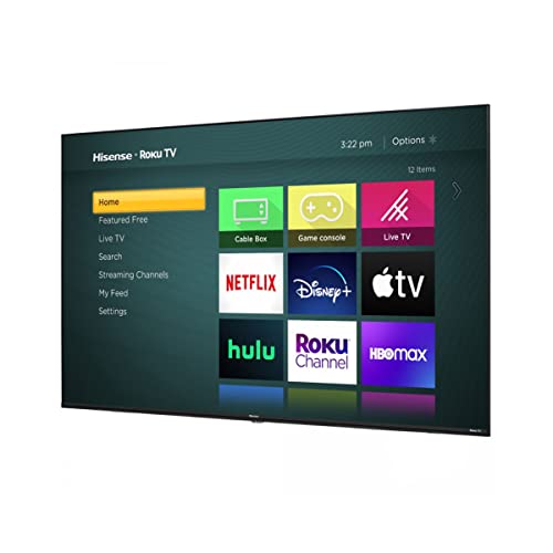 Hisense 50-Inch Class 4K UHD LED Smart TV Motion Rate 120 Gaming Mode Compatible with Alexa & Google Assistant + Free Wall Mount (No Stands) 50R6E4 (Renewed)