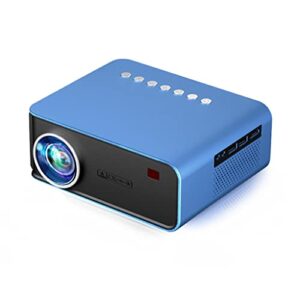 sdfgh t4 mini projector 3600 lumens support full 1080p led proyector big screen portable home theater smart video beamer (color : c)