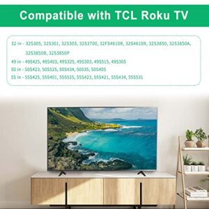 TV Stand for TCL Roku Smart TV, TV Legs Stand Base Replacement Leg Stand for TCL 32 inch 49 inch 50 inch 55 inch FHD LED UHD HDR Roku Smart TV