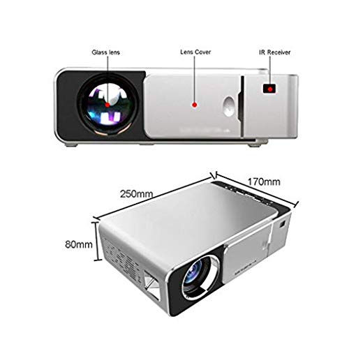 VIBY Portable LCD Projector Full 1080P Supported, Compatible with Smartphone, TV Stick, Games, AV, Indoor Outdoor Projector for Home Theater