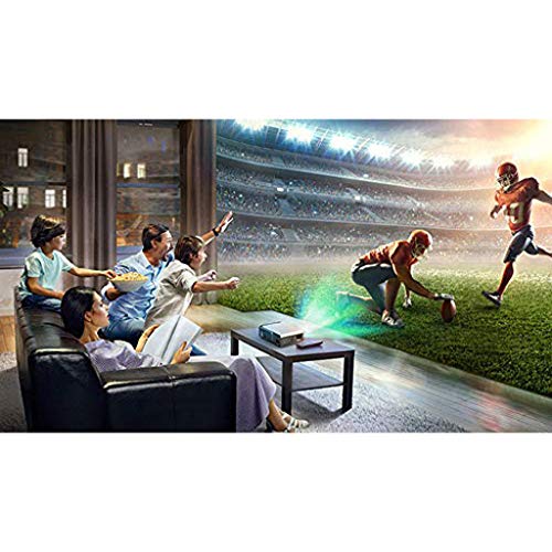 VIBY Portable LCD Projector Full 1080P Supported, Compatible with Smartphone, TV Stick, Games, AV, Indoor Outdoor Projector for Home Theater