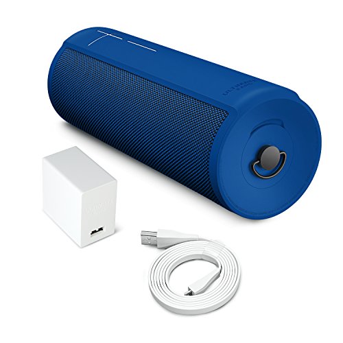 Ultimate Ears MEGABLAST Portable Waterproof Wi-Fi and Bluetooth Speaker with Hands-Free Amazon Alexa Voice Control - Blue Steel