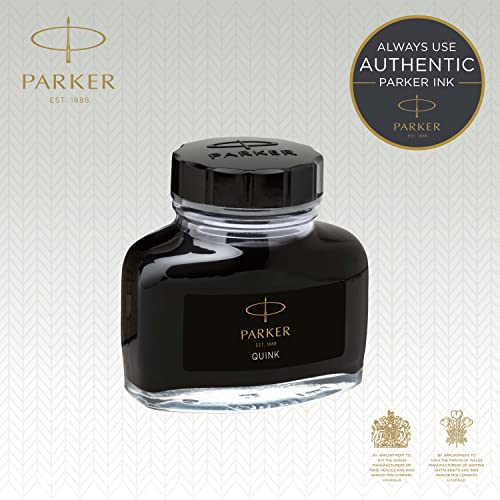 Parker 1950375 Quink Ink Bottle, Black, 57 ml