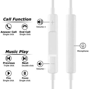 Earphones Wired Headphones for iPhone 7/8/8 Plus/X/XS/XR/XS Max,Thang Noiselsolating Headphone Stere Earphones Compatible with iPhone 14/13/13 Pro Max/ 12/11/11Pro/iPad