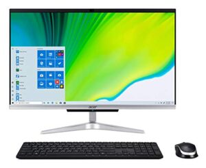 acer aspire c24-963-ua91 aio desktop, 23.8″ full hd display, 10th gen intel core i3-1005g1, 8gb ddr4, 512gb nvme m.2 ssd, 802.11ac wi-fi 5, wireless keyboard and mouse, windows 10 home