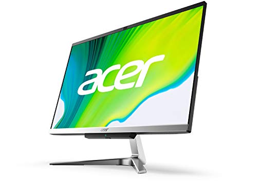 Acer Aspire C24-963-UA91 AIO Desktop, 23.8" Full HD Display, 10th Gen Intel Core i3-1005G1, 8GB DDR4, 512GB NVMe M.2 SSD, 802.11ac Wi-Fi 5, Wireless Keyboard and Mouse, Windows 10 Home