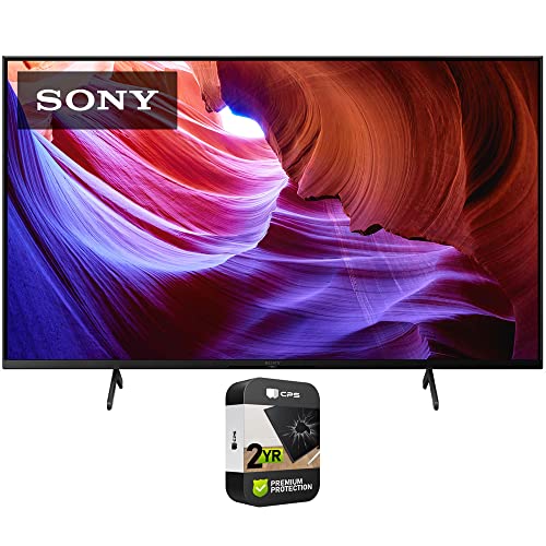 Sony KD43X85K 43 inch X85K 4K HDR LED TV with Smart Google TV 2022 Model Bundle with Premium 2 YR CPS Enhanced Protection Pack