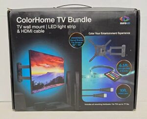 hampton bay lighting aura led color home tv mount combo pack, 55 inches