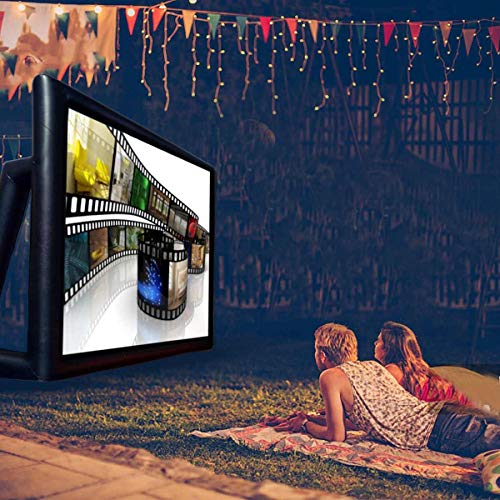 n/a Infltable Curtain Screen 200 Inch Projector Home Outdoor Office Portable 3D HD Projection Screen