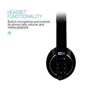 MEE audio Runaway 4.0 Bluetooth Stereo Wireless + Wired Headphones with Microphone (Black/Red)