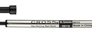 Cross Gel Rollerball Pen Refill - Black Fine (0.5MM) - Single Pack