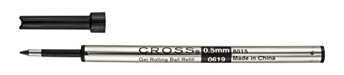 Cross Gel Rollerball Pen Refill - Black Fine (0.5MM) - Single Pack