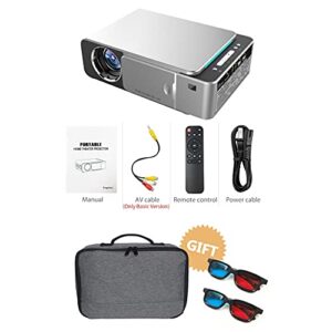 NIZYH T6 Full Hd Led Projector 4k 3500 Lumens 1080p Portable Cinema Proyector Beamer with Gift