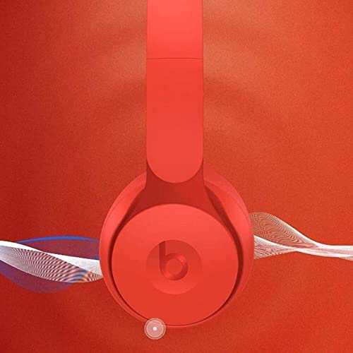 Beats Solo Pro Wireless Noise Cancelling On-Ear Headphones - Red (Renewed)