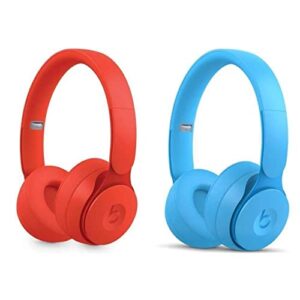 Beats Solo Pro Wireless Noise Cancelling On-Ear Headphones - Red (Renewed)