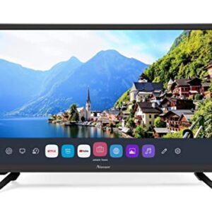 Norcent 24 Inch 720P HD LED Smart TV (N24H-S1) Build-in WebOS System, HDMI ARC USB Optical Ports, with TTS Function