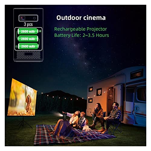 Tiny Portable Smart 1080P WiFi Mini LED Projector 4K Smartphone Outdoor Yard Party Projector