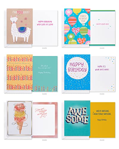 American Greetings All-Occasion Cards Assortment, Birthday, Thank You, Thinking of You, Congratulations & More (40-Count)