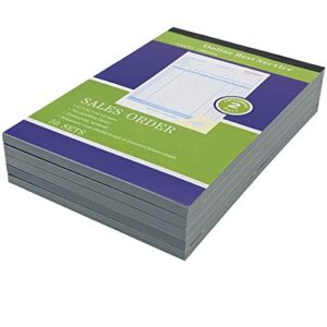 Online Best Service 5 Pack Large Sales Order Book Receipt Invoice Duplicate Carbonless 50 Sets 5.9/16" X 8.7/16"
