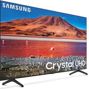 SAMSUNG UN55TU7000 55 inches 4K Ultra HD Smart LED TV (2020 Model) (Renewed)