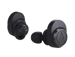 audio-technica ath-ckr7tw true wireless in-ear headphones, black