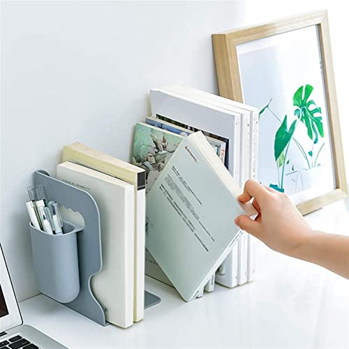 SZYAWsd File Sorters Telescopic Bookshelf Book Stand Book Stand Adjustable Bookshelf Desk Storage Box with Pen Container