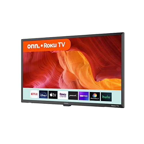 Onn. 100012589 32" 720P HD Roku Smart TV Includes Wall Mount 2020 Model (No Leg Stands) (Renewed)