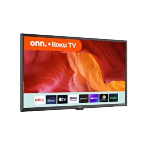 Onn. 100012589 32" 720P HD Roku Smart TV Includes Wall Mount 2020 Model (No Leg Stands) (Renewed)