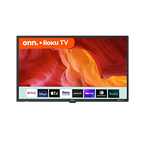 Onn. 100012589 32" 720P HD Roku Smart TV Includes Wall Mount 2020 Model (No Leg Stands) (Renewed)