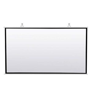 liruxun projector screen for home theater white foldable anti-crease lights weight and portable (size : 60 inch)