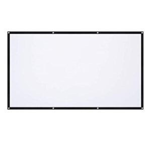 viby portable foldable projector screen 16:9 outdoor home cinema theater 3d movie 60/72/84/100/120/150 inch projection screens (size : 84 inch)