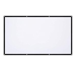 VIBY Portable Foldable Projector Screen 16:9 Outdoor Home Cinema Theater 3D Movie 60/72/84/100/120/150 Inch Projection Screens (Size : 84 inch)