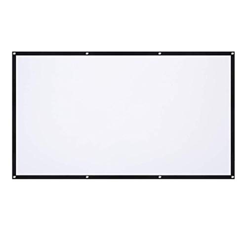 VIBY Portable Foldable Projector Screen 16:9 Outdoor Home Cinema Theater 3D Movie 60/72/84/100/120/150 Inch Projection Screens (Size : 84 inch)