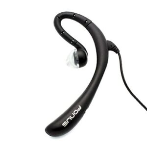 wired headset mono hands-free earphone 3.5mm headphone earpiece boom microphone single earbud [black] for verizon iphone 6 plus – verizon iphone 6s – verizon iphone 6s plus