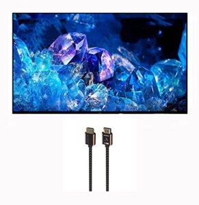 sony xr65a80k 65″ 4k bravia xr oled high definition resolution smart tv with an austere 3s-4khd2-2.5m iii series 4k hdmi 2.5m cable (2022)