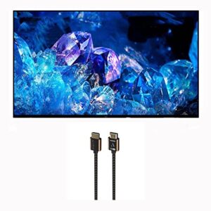 Sony XR65A80K 65" 4K Bravia XR OLED High Definition Resolution Smart TV with an Austere 3S-4KHD2-2.5M III Series 4K HDMI 2.5m Cable (2022)