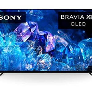 Sony XR65A80K 65" 4K Bravia XR OLED High Definition Resolution Smart TV with an Austere 3S-4KHD2-2.5M III Series 4K HDMI 2.5m Cable (2022)