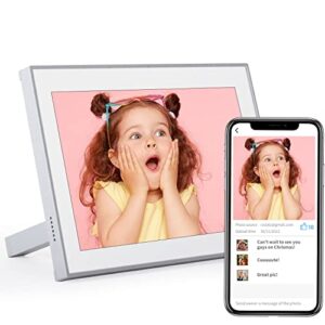Cozyla WiFi Digital Picture Frame Built-in Alexa, 10.1" Smartest Photo Frame, Share Photos via Email/App/Google Photo/Instagram, Free Unlimited Cloud Storage, Remote Caring & Giftable