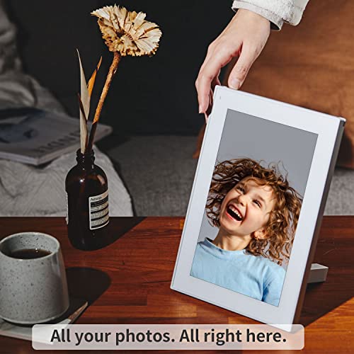 Cozyla WiFi Digital Picture Frame Built-in Alexa, 10.1" Smartest Photo Frame, Share Photos via Email/App/Google Photo/Instagram, Free Unlimited Cloud Storage, Remote Caring & Giftable