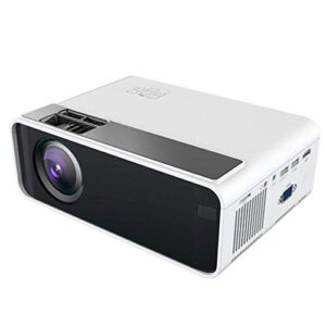 NIZYH Projector Full HD Video Projector, Home Outdoor Projector Compatible,Portable Home Theater Video Projector